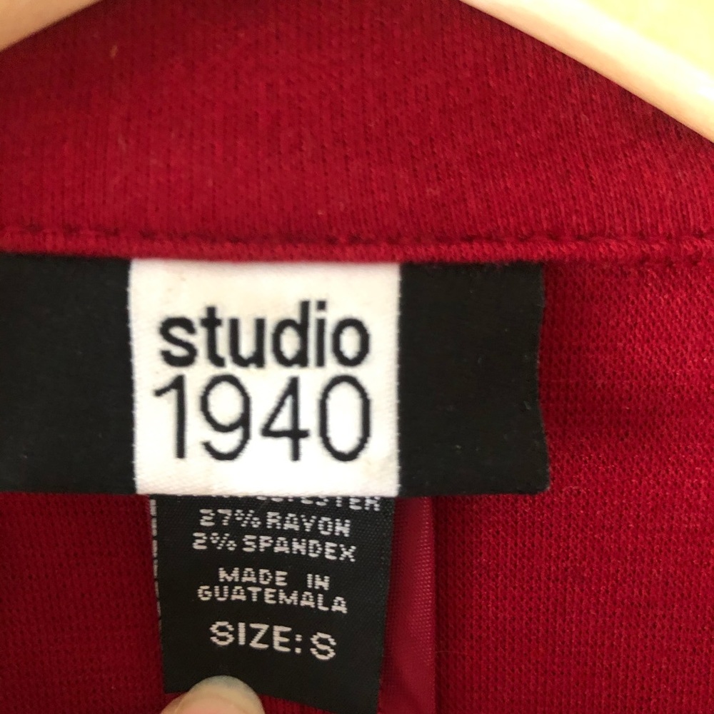 Red knit blazer - Picture 3 of 3
